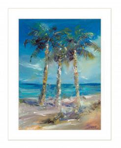 Threes Company 2 White Framed Print Wall Art - 606114053897