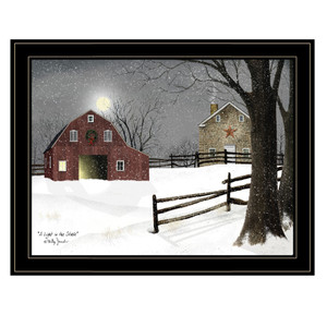 Light In The Stable 7 Black Framed Print Wall Art - 606114062936