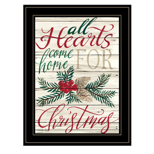 Home For Christmas 2 Black Framed Print Wall Art - 606114048220