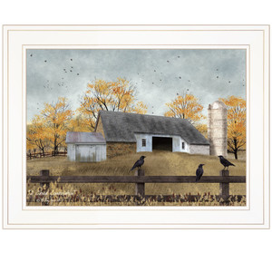 A Casual Conversation 3 White Framed Print Wall Art - 606114062981