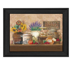 Antique Kitchen Black Framed Print Wall Art - 606114057680