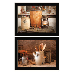 Set Of Two The Nail Keg 6 Black Framed Print Wall Art - 606114682202