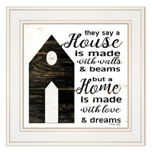 A Housee White Framed Print Wall Art - 606114157960