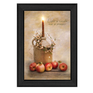 Say A Prayer 2 Black Framed Print Wall Art - 606114042136