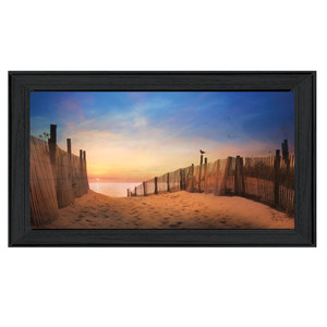 A New Day 3 Black Framed Print Wall Art - 606114039532