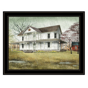 April Showers 4 Black Framed Print Wall Art - 606114030003