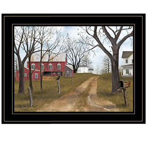 The Old Dirt Road 3 Black Framed Print Wall Art - 606114062950