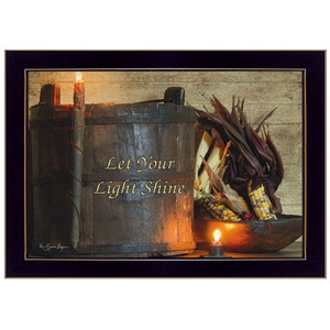 Indian Corn 1 Black Framed Print Wall Art - 606114074236