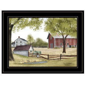 The Old Spring House 2 Black Framed Print Wall Art - 606114035947
