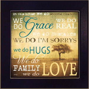We Do 2 Black Framed Print Wall Art - 606114158547