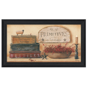 Primitives &amp;amp; Vintage 1 Black Framed Print Wall Art - 606114063766