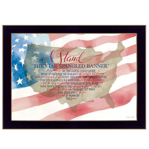 I Stand 1 Black Framed Print Wall Art - 606114158035