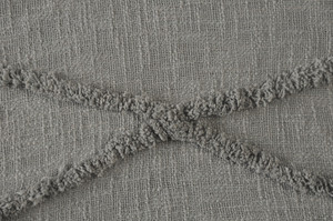 Gray Woven Cotton Solid Color Throw Blanket - 606114788324