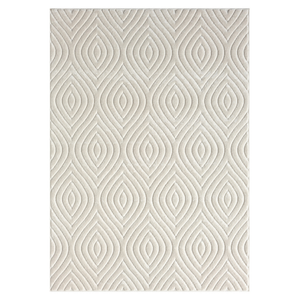 8' X 10' Ivory Trellis Area Rug