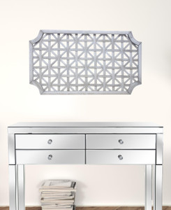 Set of Two 19" X 1" Gray Solid Wood Wall Decor - 606114877141