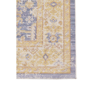 9' X 13' Lavender Blue Floral Power Loom Area Rug - 606114769101