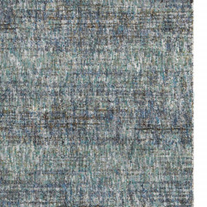 2' X 10' Blue Grey Silver And Green Power Loom Stain Resistant Runner Rug - 606114701750