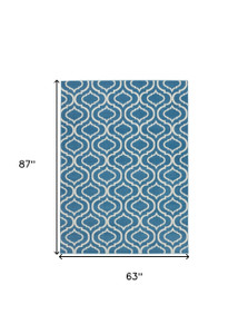 5' x 7' Gray Moroccan Power Loom Area Rug - 606114739265