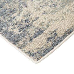 8' x 10' Light Gray Abstract Power Loom Area Rug - 606114770930