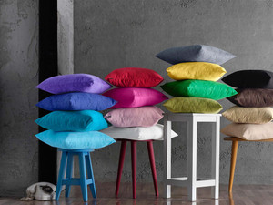 Set Of Two 26" X 26" Navy Blue Polyester Zippered Pillow Cover - 606114855569