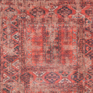 Homeroots Home Decor 5' x 7' Red Oriental Non Skid Area Rug