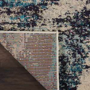 7' X 10' Ivory Abstract Power Loom Area Rug - 606114737117