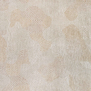 Homeroots Home Decor 3' X 5' Beige and White Abstract Non Skid Area Rug
