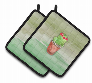 Flower Watercolor Pair of Pot Holders - 638508838889