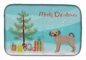 Dog Breed/Merry Christmas art Dish Drying Mat - 194030020081