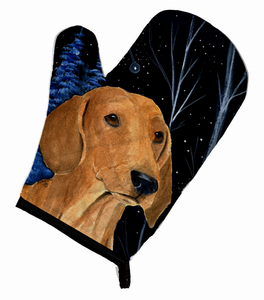 Starry Night Dachshund Oven Mitt - 638508498090