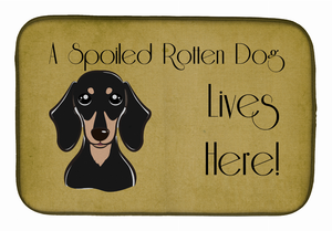 Spoiled Dog Lives Here Dish Drying Mat - 652259243396