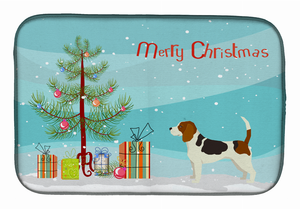 Dog Breed/Merry Christmas art Dish Drying Mat - 194030018903