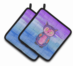 Animal Watercolor Pair of Pot Holders - 638508849229