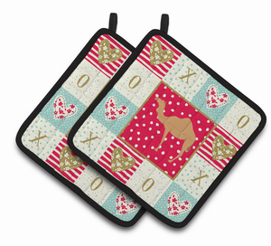 Animal XOXO on Pair of Pot Holders - 194030130476