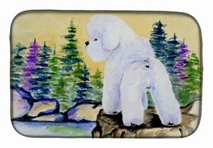 Bichon Frise Dish Drying Mat - 652259256228