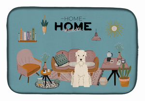Dog in Sweet Home Dish Drying Mat - 194030343357