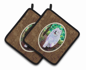 Samoyed Pair of Pot Holders - 638508360632