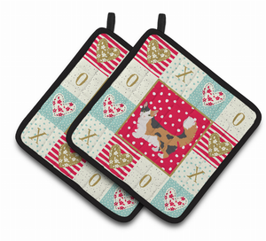 Cat XOXO Pair of Pot Holders - 194030150498