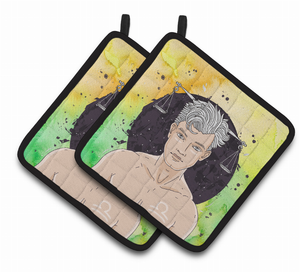 Zodiac Sign Pair of Pot Holders - 638508833228