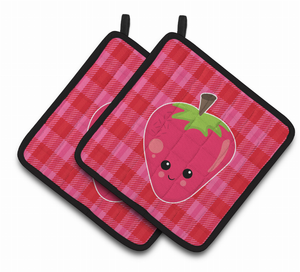 Fruit Face Pair of Pot Holders - 638508818102