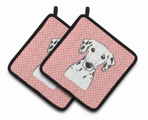 Dog Portrait on Pair of Pot Holders - 638508381927