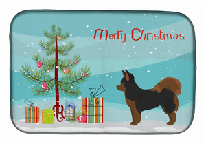 Dog Breed/Merry Christmas art Dish Drying Mat - 194030020036