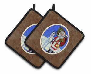 Dog Artwork Pair of Pot Holders - 638508400543