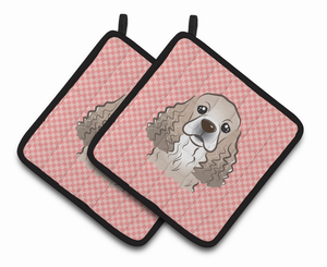 Dog Portrait on Pair of Pot Holders - 638508381989