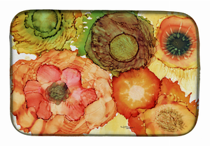 Flowers/Trees Themed Art Dish Drying Mat - 652259238071