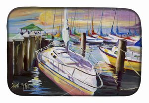 Sailboats Dish Drying Mat - 652259254668