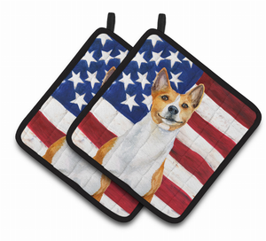 Dog Art Seasonal Pair of Pot Holders - 652259214723