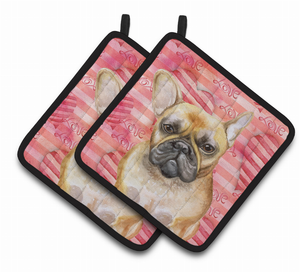 Dog Art Seasonal Pair of Pot Holders - 652259215553