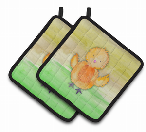 Animal Watercolor Pair of Pot Holders - 638508849069
