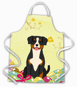 Easter Eggs Apron (Dog Breed Print) - 638508788849
